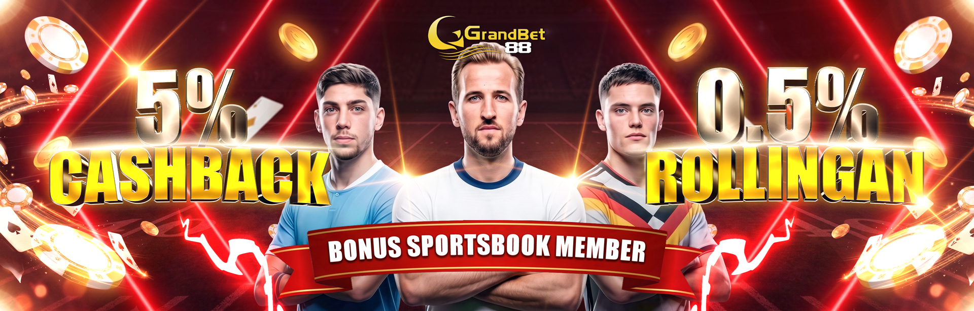 Sportsbook Duo Cashback + Rollingan